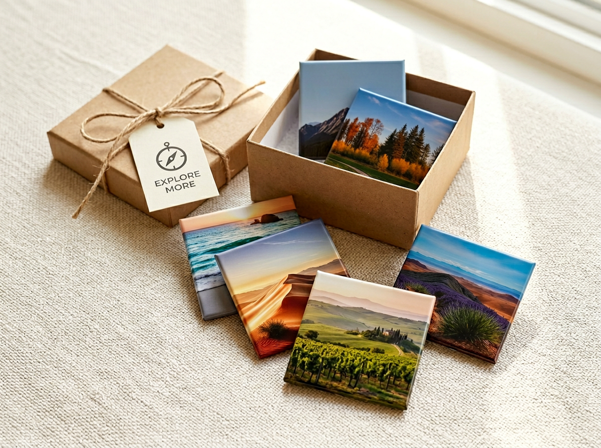 Square Photo Magnet — Set of 50